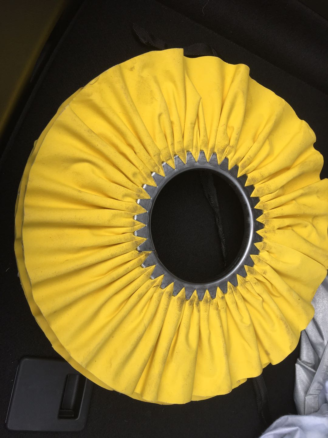 Yellow Treated Fabric Cloth for Buffing Wheel