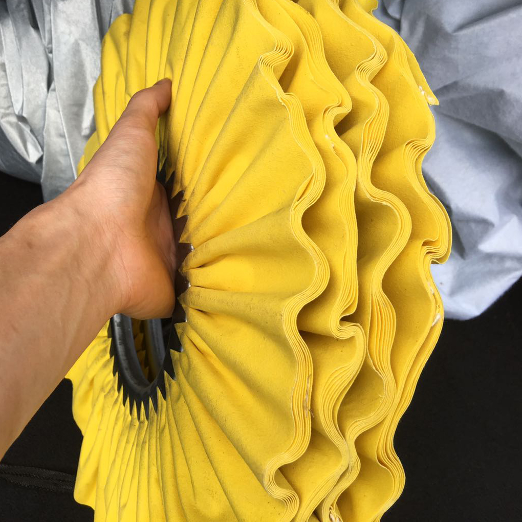 Yellow Treated Fabric Cloth for Buffing Wheel